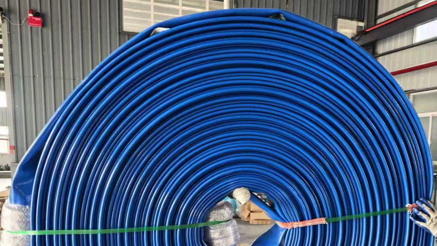 Deep Mine Dewatering TPU Riser Hose Reel Storage Хранение катушки для шланга со стояком из ТПУ для глубокого обезвоживания шахт